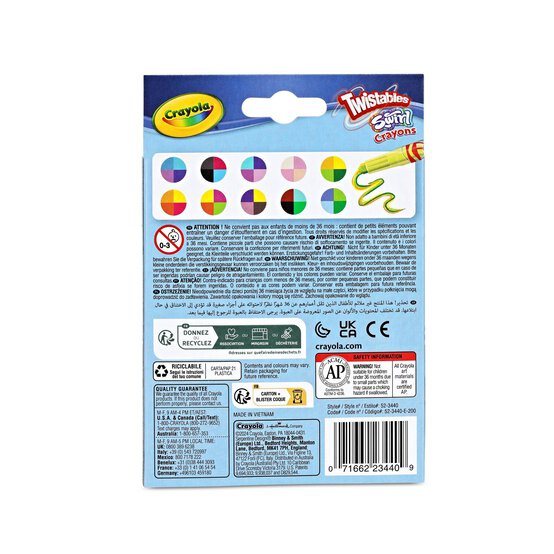 Crayola Twistable Swirl Crayons 10 Pack image number 4