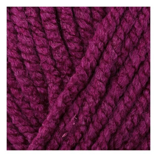 Knitcraft Magenta Everyday Super Chunky Yarn 100g image number 2