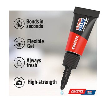 Loctite Power Gel Mini Trio Superglue 1g, Pack Of 3