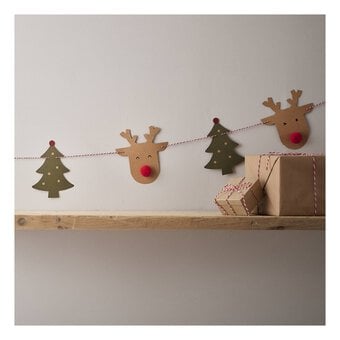 Reindeer Paper Banner 1.5m