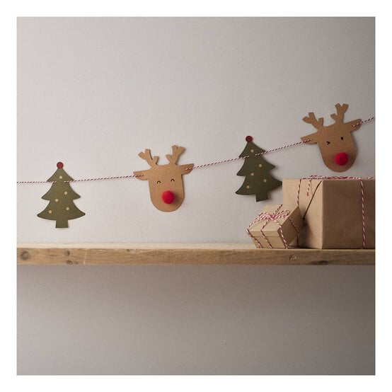 Reindeer Paper Banner 1.5m image number 1