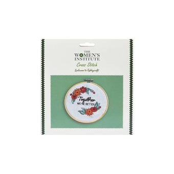 WI Together We’re Better Cross Stitch Kit