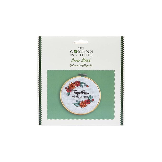 WI Together We’re Better Cross Stitch Kit image number 1
