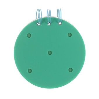 Mini Green Round Charm Notebook