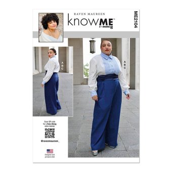 Know Me Women's Shirt and Trousers  Sewing Pattern ME2104 (Y5 18-26)