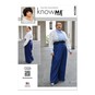 Know Me Women's Shirt and Trousers  Sewing Pattern ME2104 (Y5 18-26) image number 1
