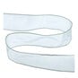 Pale Blue Wire Edge Organza Ribbon 63mm x 3m image number 1