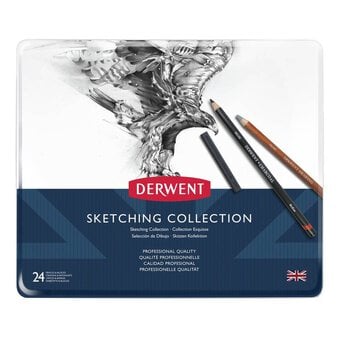 Derwent Sketching Tin Collection 24 Pieces image number 2