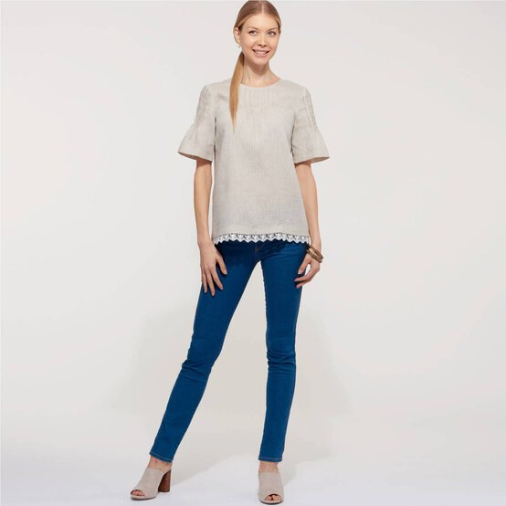 New Look Women's Top Sewing Pattern N6604 image number 4