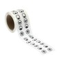 Black and White Craft Eyes Sticker Roll 1200 Pack image number 1