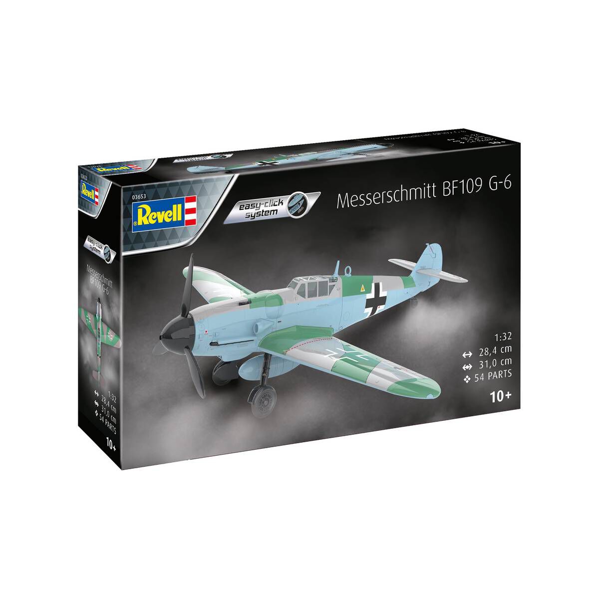 Easy Model 37259 – BF109 G-6 – Chasseur Allemand WWII – Échelle 1/72 – Prêt à Exposer