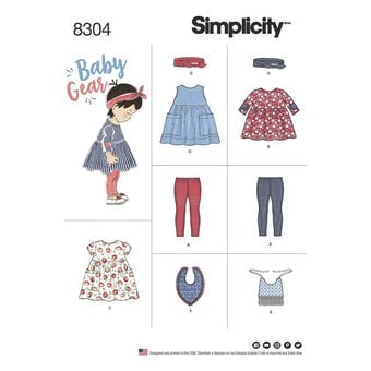 Simplicity Babies' Fashion Sewing Pattern 8304
