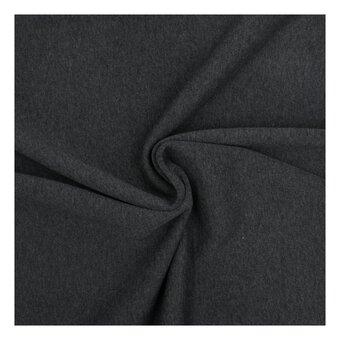 Dark Grey Terry Fabric by the Metre