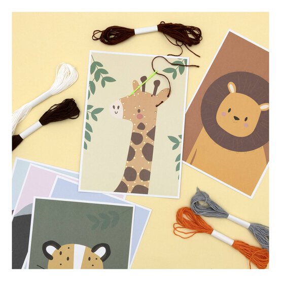 Animal Stitching Picture Kit 6 Pack  image number 2