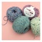 Knitcraft Teal Print Join the Dots Yarn 100g image number 4