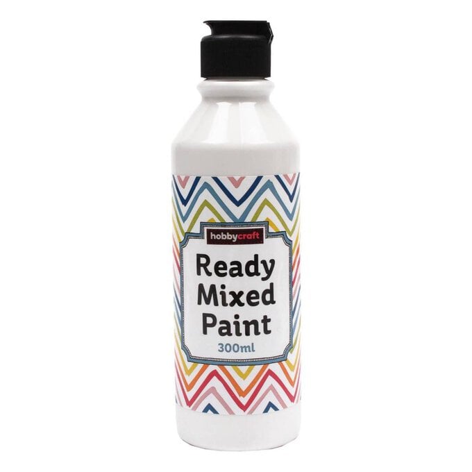 White Ready Mixed Paint 300ml image number 1