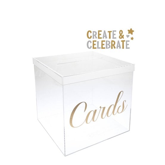 Create & Celebrate Acrylic Card Box image number 1