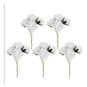 White Wired Rose Heads 20 Pack image number 1