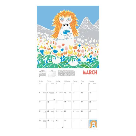 Moomin Wall Calendar 2027 image number 2