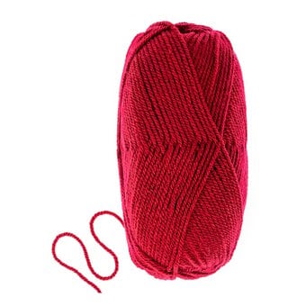 Knitcraft Red Everyday Aran Yarn 100g image number 3