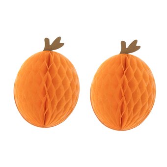 Honeycomb Pumpkins 2 Pack 