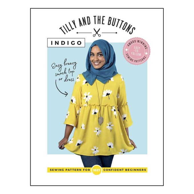 Tilly and the Buttons Indigo Smock Top and Dress Pattern 1027 image number 1