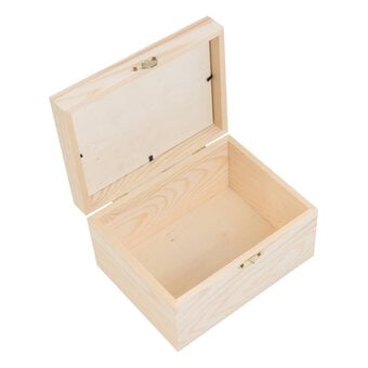 Wooden Box with Photo Frame 18cm x 14cm x 10cm