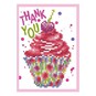 Diamond Dotz Thank You Cupcake Card Kit 12.5cm x 17.6cm image number 1