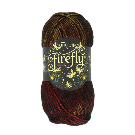 King Cole Tiger Beetle Firefly Aran 100g image number 1