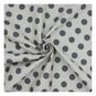 Charcoal Hometown Chambray Dots Fabric by the Metre image number 1