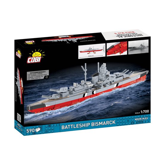 COBI Battleship Bismarck Set 1:700 image number 4