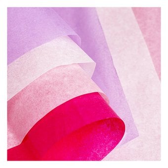 Hot Pink and Lilac Tissue Paper 50cm x 75cm 4 Pack image number 2