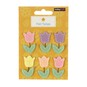 Pastel Felt Tulips 6 Pack image number 3