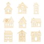 Papermania Mixed Wooden House Shapes 45 Pack image number 1