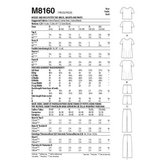 McCall&rsquo;s Agnes Women&rsquo;s Set Sewing Pattern M8160 (XS-XXL)