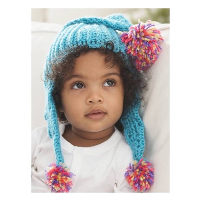 FREE PATTERN Caron Come to the Point Baby Hat image number 1