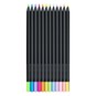 Faber-Castell Neon and Pastel Black Edition Colour Pencils 12 Pack  image number 2