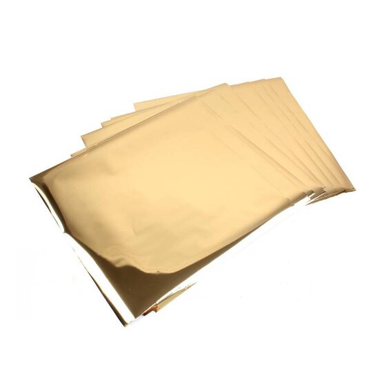 Pebeo Gold Mirror Effect Leaves 12 Sheets image number 2