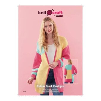 Knitcraft Colour Block Cardigan Digital Pattern 0106