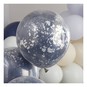 Ginger Ray Navy and Silver Double Layered Balloons 3 Pack image number 3