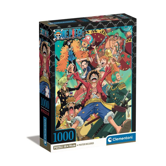 Clementoni One Piece Jigsaw Puzzle 1000 Pieces image number 1