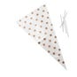 Ginger Ray Rose Gold Spot Cone Bags 10 Pack image number 1