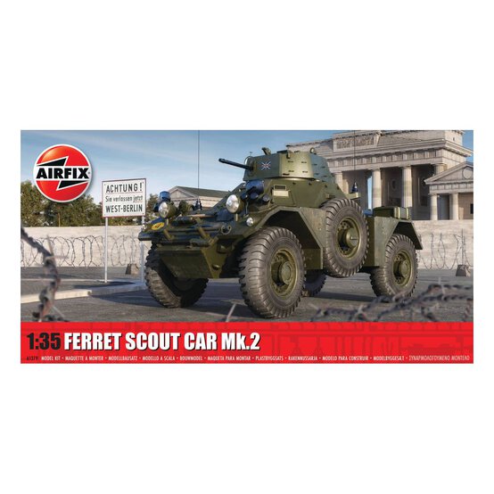 Airfix Ferret Scout Car Mk.2 Model Kit 1:35 image number 1