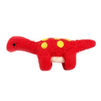 Red Dinosaur Felting Kit image number 2