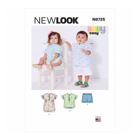 New Look Baby Separates Sewing Pattern 6725 image number 1