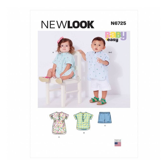 New Look Baby Separates Sewing Pattern 6725 image number 1