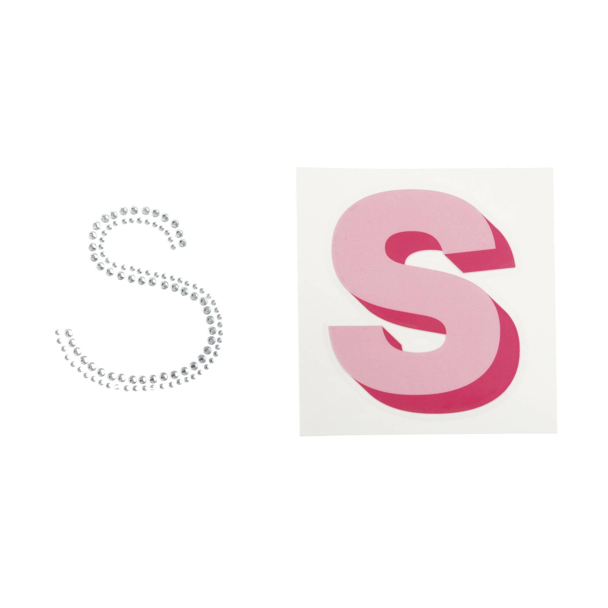 Cold Transfer and Bling Letter S Sticker Set | Hobbycraft