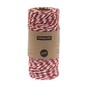 Red and White Twine 100m image number 3