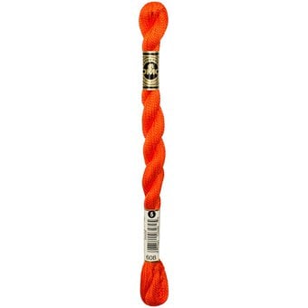 DMC Orange Pearl Cotton Thread Size 5 25m (608) image number 3
