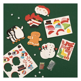Christmas Foam Character Set 12 Pack